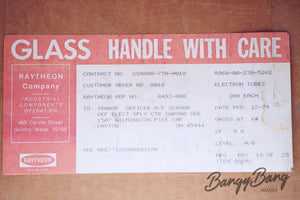 5678 Raytheon Audio Vacuum Tube Valve