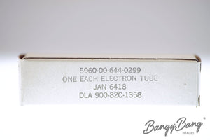 6418 Raytheon Audio Vacuum Tube Valve