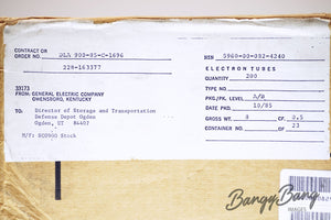 6J6A General Electric Audio Vacuum Tube Valve