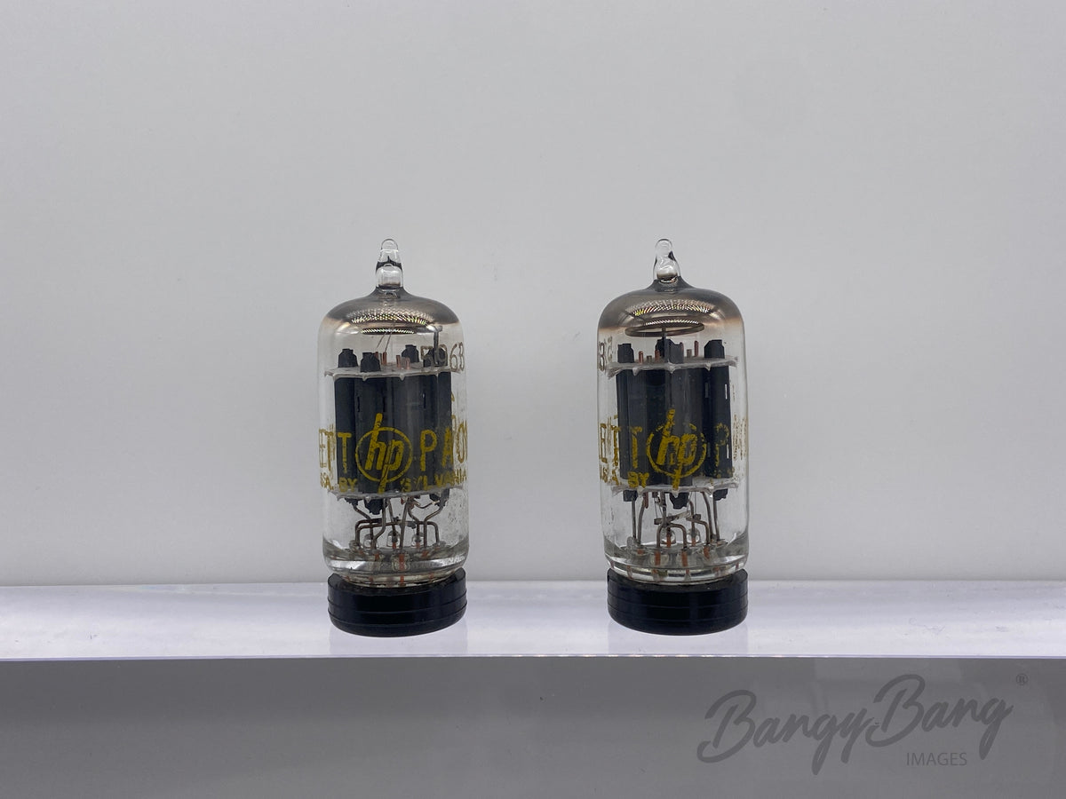 Matched Pair Hewlett Packard 5963/12AU7/ECC83 Vacuum Audio Tube