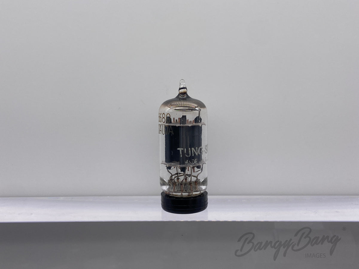 Vintage Tung Sol Ridge Plate 6680/12AU7/ECC83 Vacuum Audio Tube