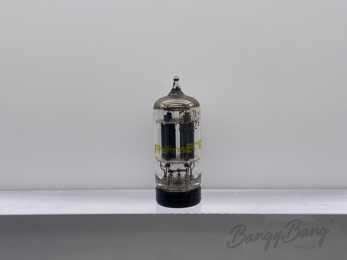 Vintage Philips ECG Ridge Plate 12AU7A/ECC83/5814 Vacuum Audio Tube