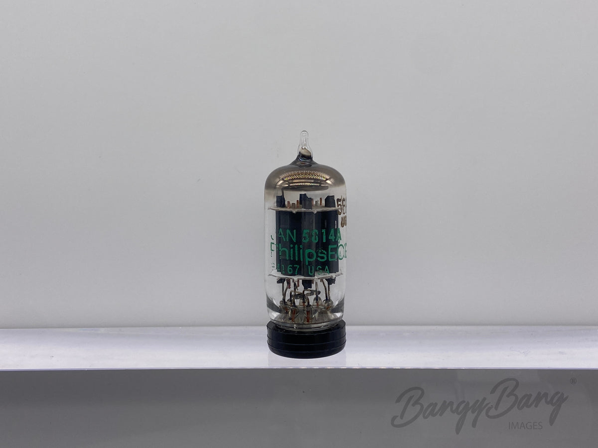Vintage Philips ECG Ridge Plate 5814A/12AU7A/ECC83 Vacuum Audio Tube