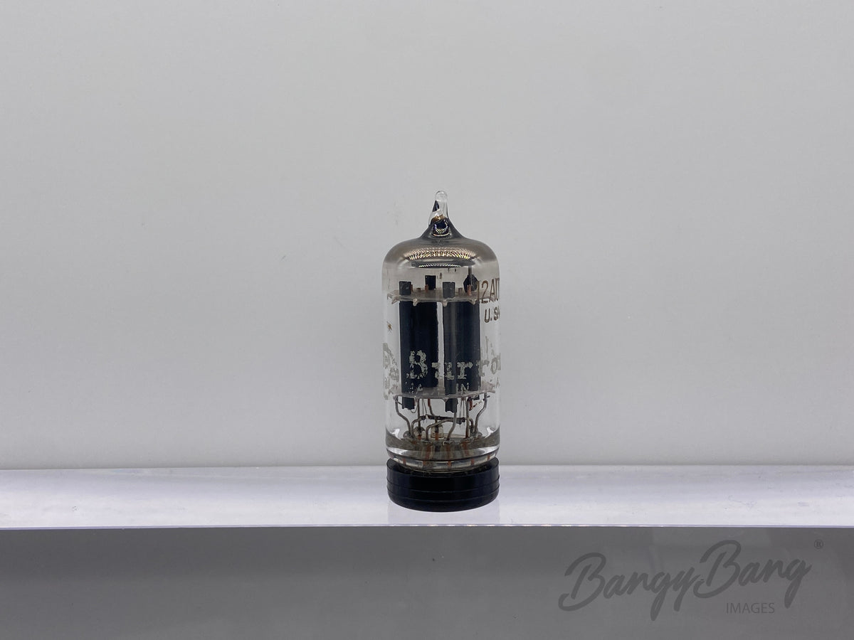 Vintage Burroughs Ridge Plate 12AU7A/ECC83 Vacuum Audio Tube