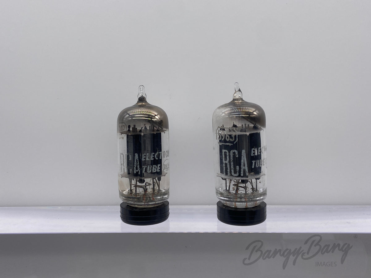 Matched Pair RCA 5963/12AU7/ECC83 Preamp Vacuum Tube Valve- Bangybang.tube