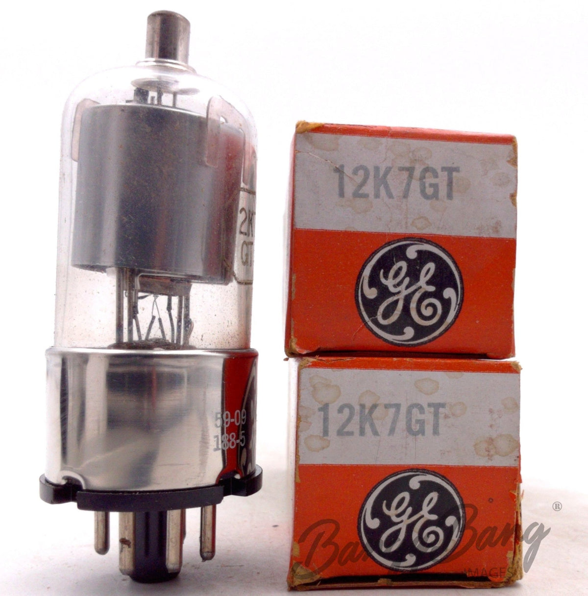 12K7GT General Electric Audio Vacuum Tube Valve