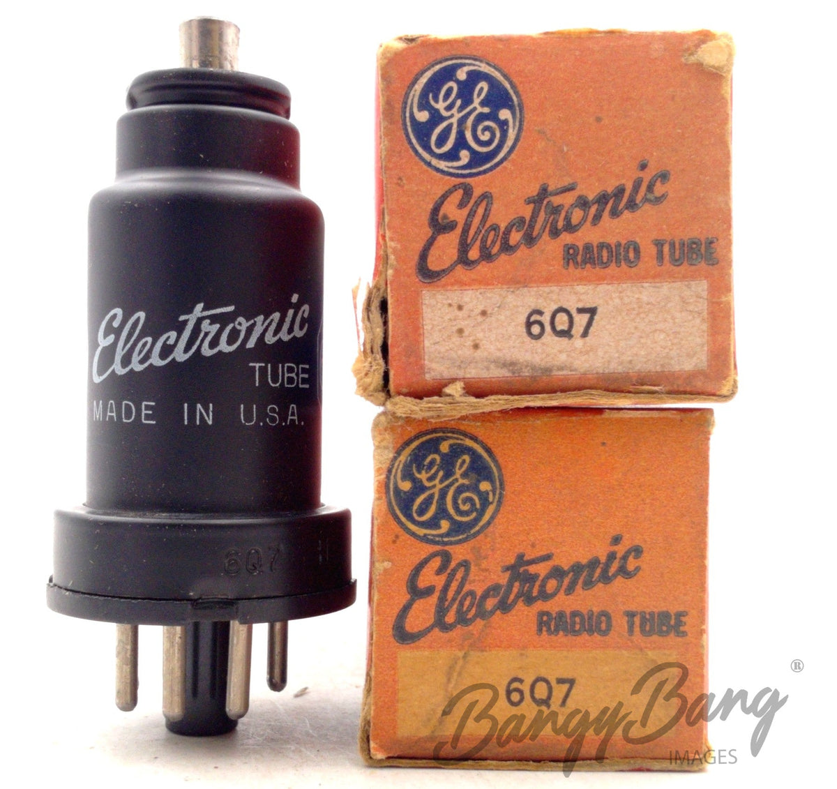 6Q7 General Electric Audio Vacuum Tube Valve