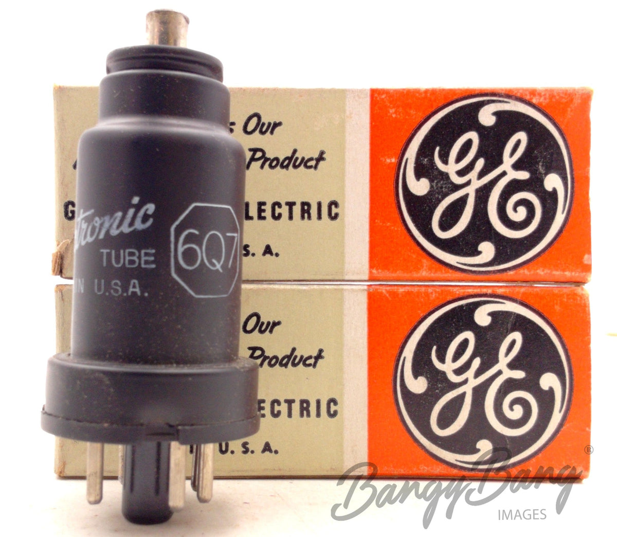 6Q7 General Electric Audio Vacuum Tube Valve