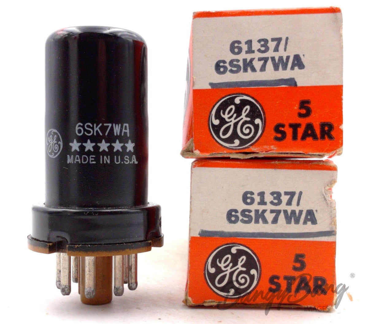 6SK7WA General Electric Audio Vacuum Tube Valve