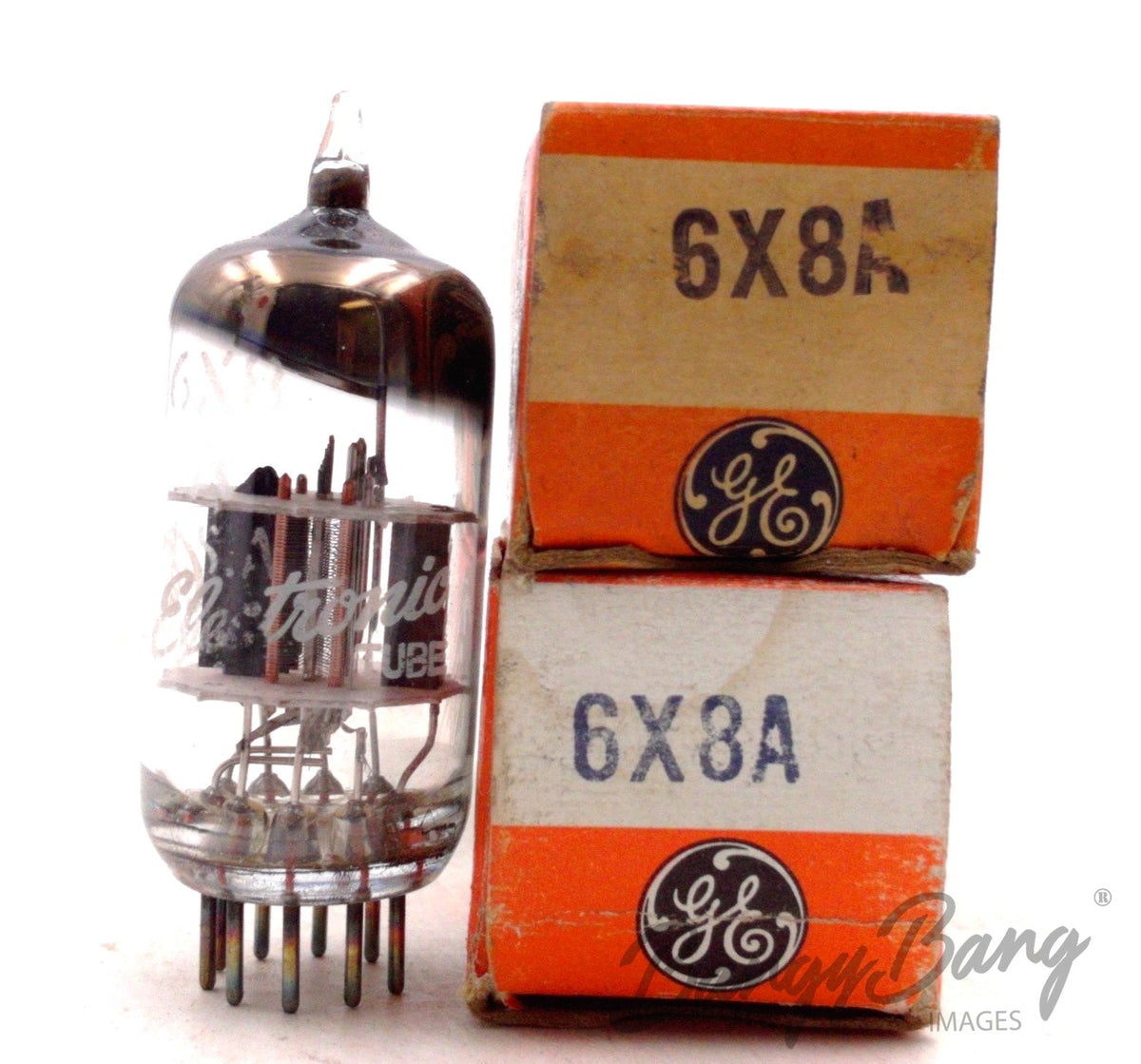 6X8A General Electric Audio Vacuum Tube Valve