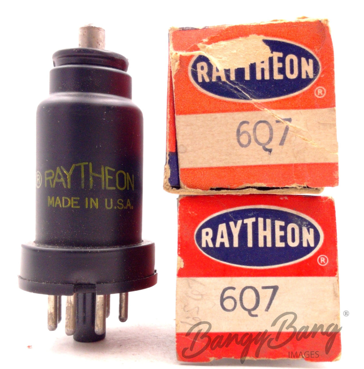 6Q7 Raytheon Audio Vacuum Tube Valve