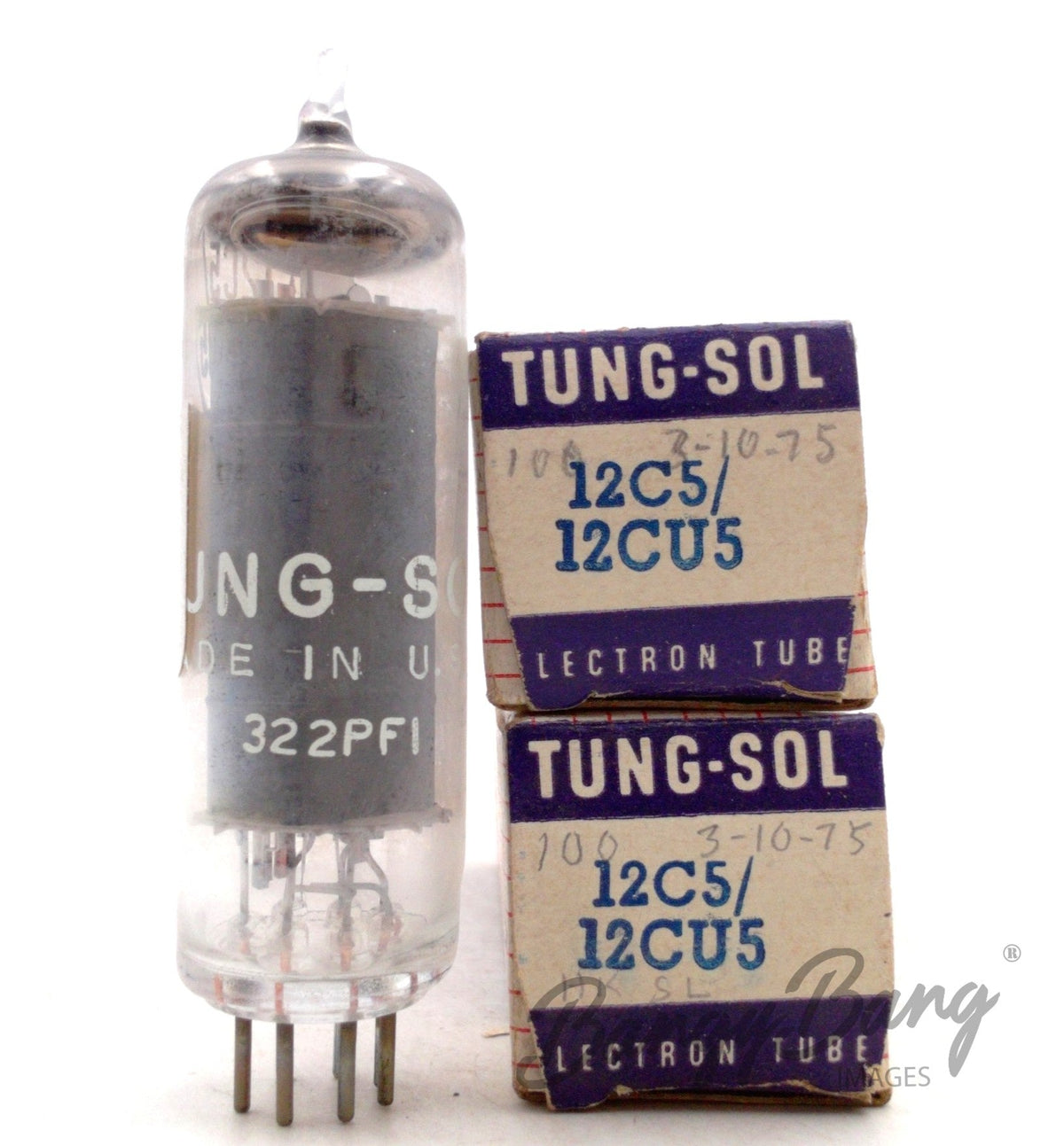 12C5 Tung-Sol Audio Vacuum Tube Valve
