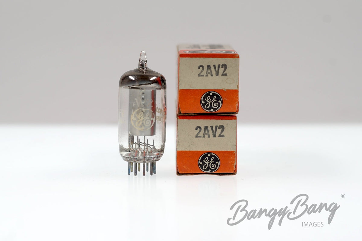2AV2 General Electric Audio Vacuum Tube Valve