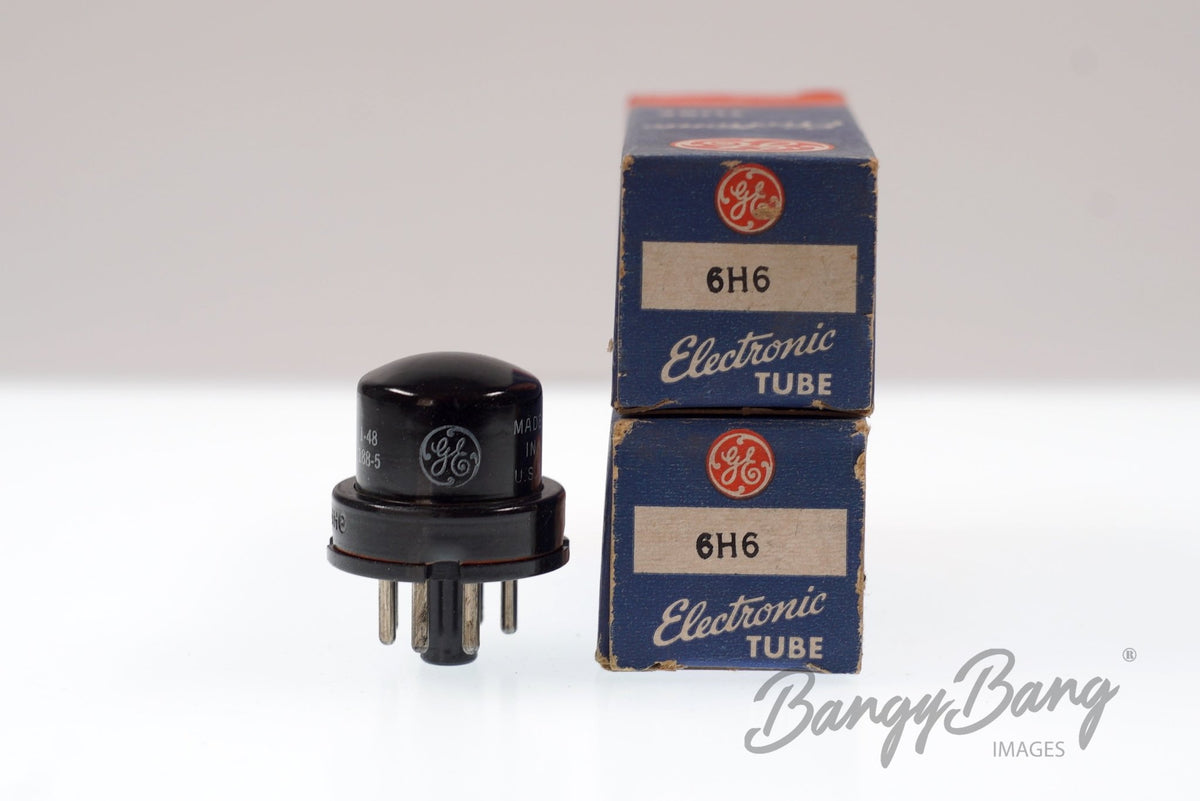 6H6 General Electric Audio Vacuum Tube Valve