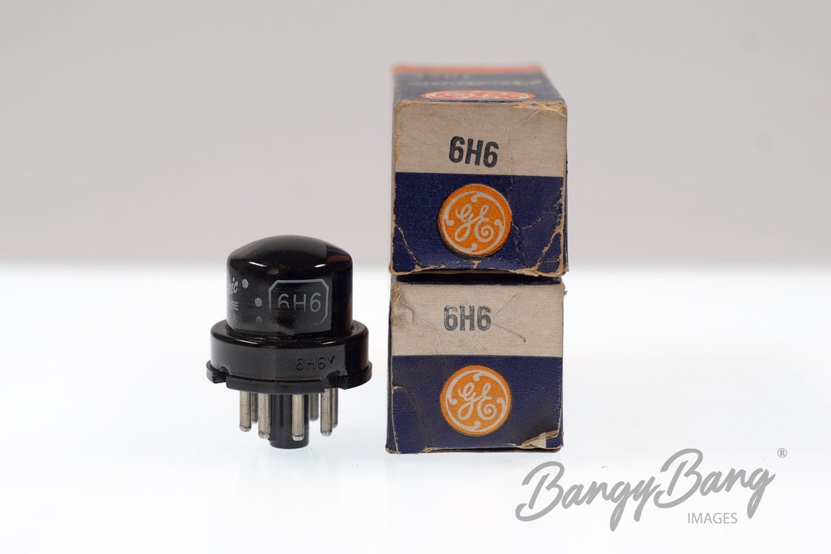 6H6 General Electric Audio Vacuum Tube Valve
