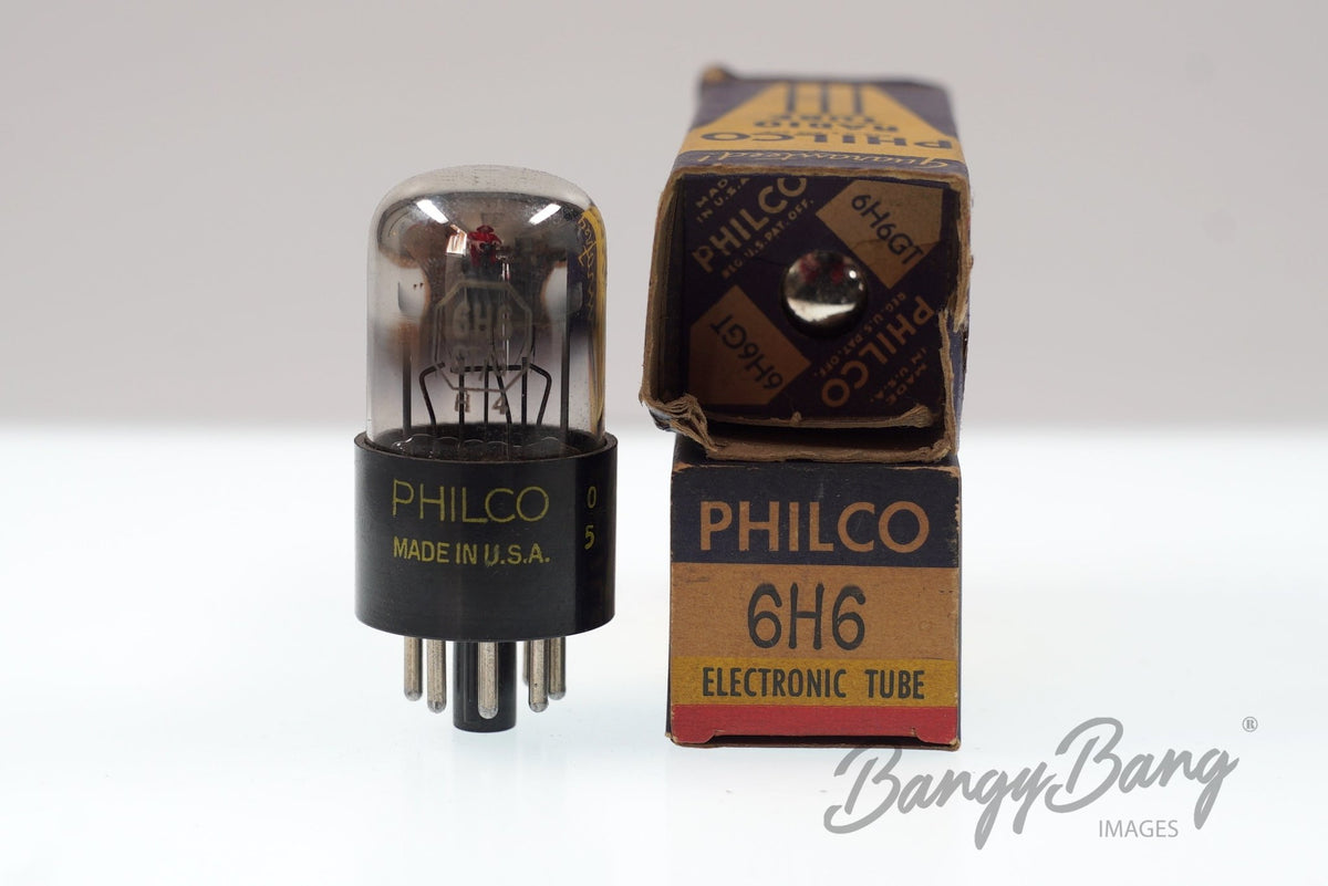 6H6GT Philco Audio Vacuum Tube Valve