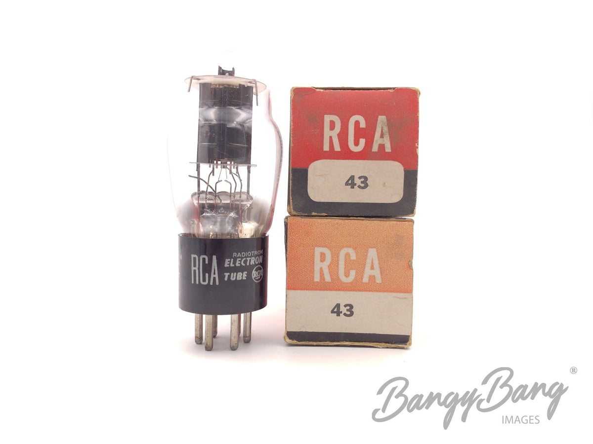 43 RCA Audio Vacuum Tube Valve