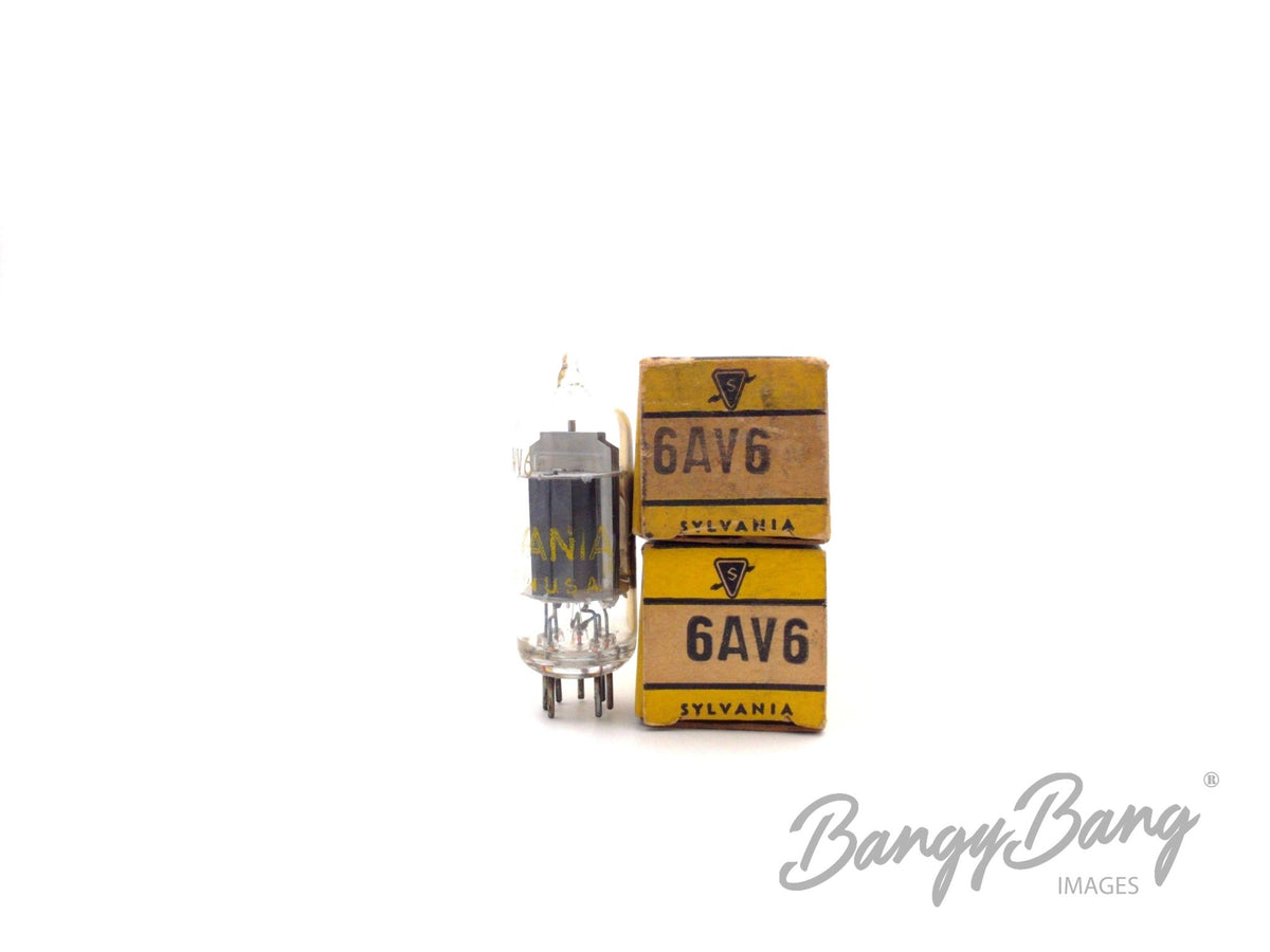 6AV6 SYLVANIA Audio Vacuum Tube Valve