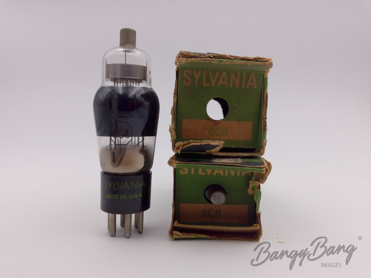 6C6 SYLVANIA Audio Vacuum Tube Valve