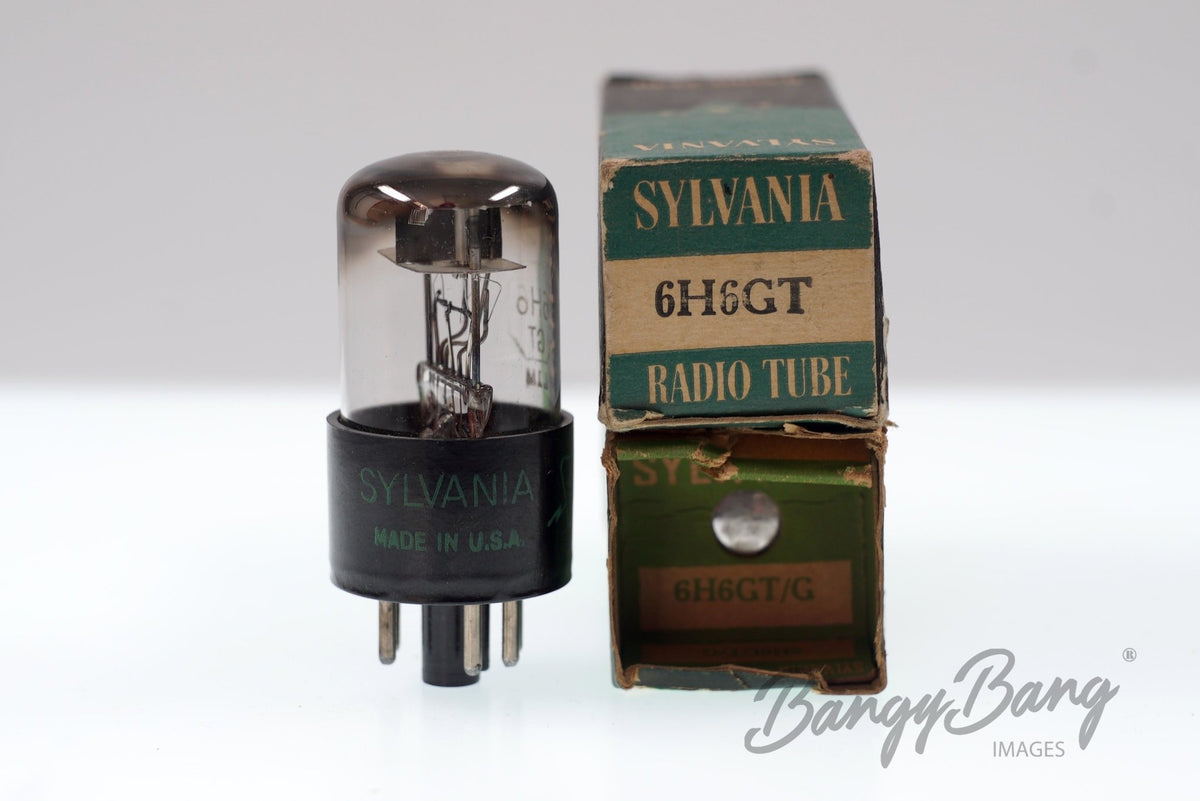 6H6GT SYLVANIA Audio Vacuum Tube Valve