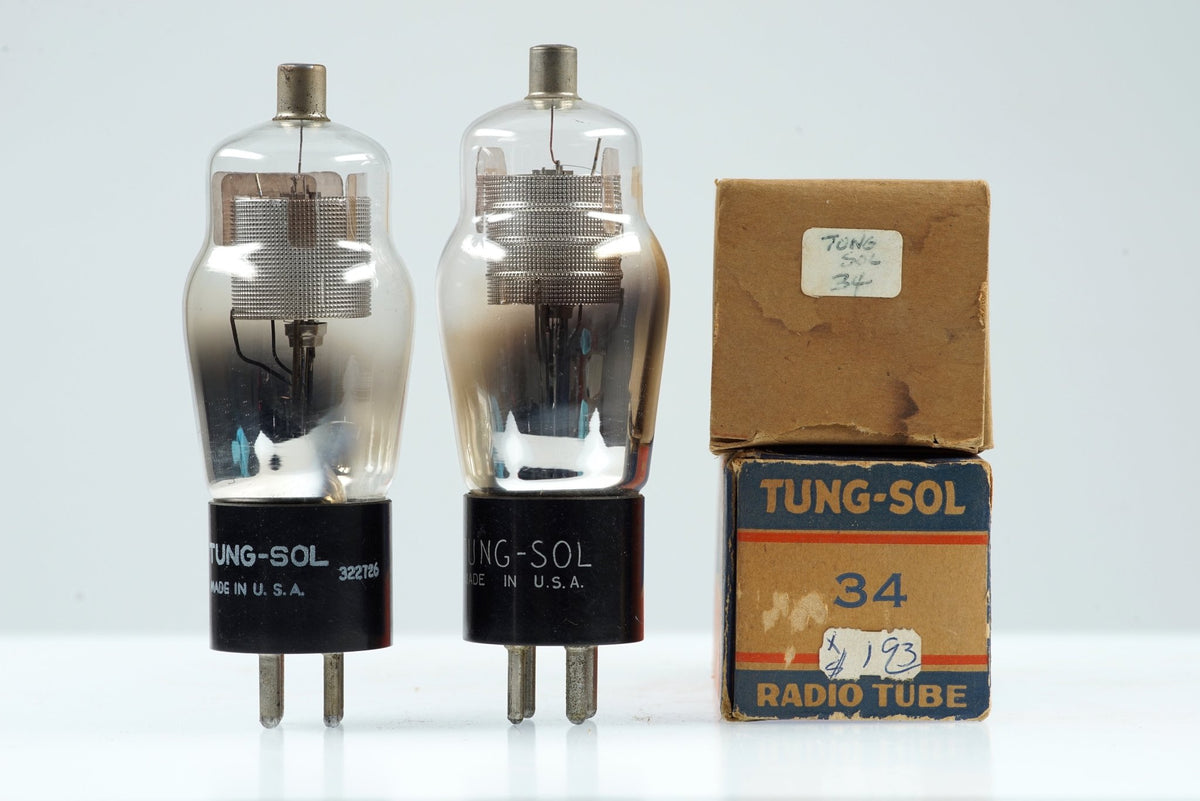 34 TUNG-SOL Audio Vacuum Tube Valve