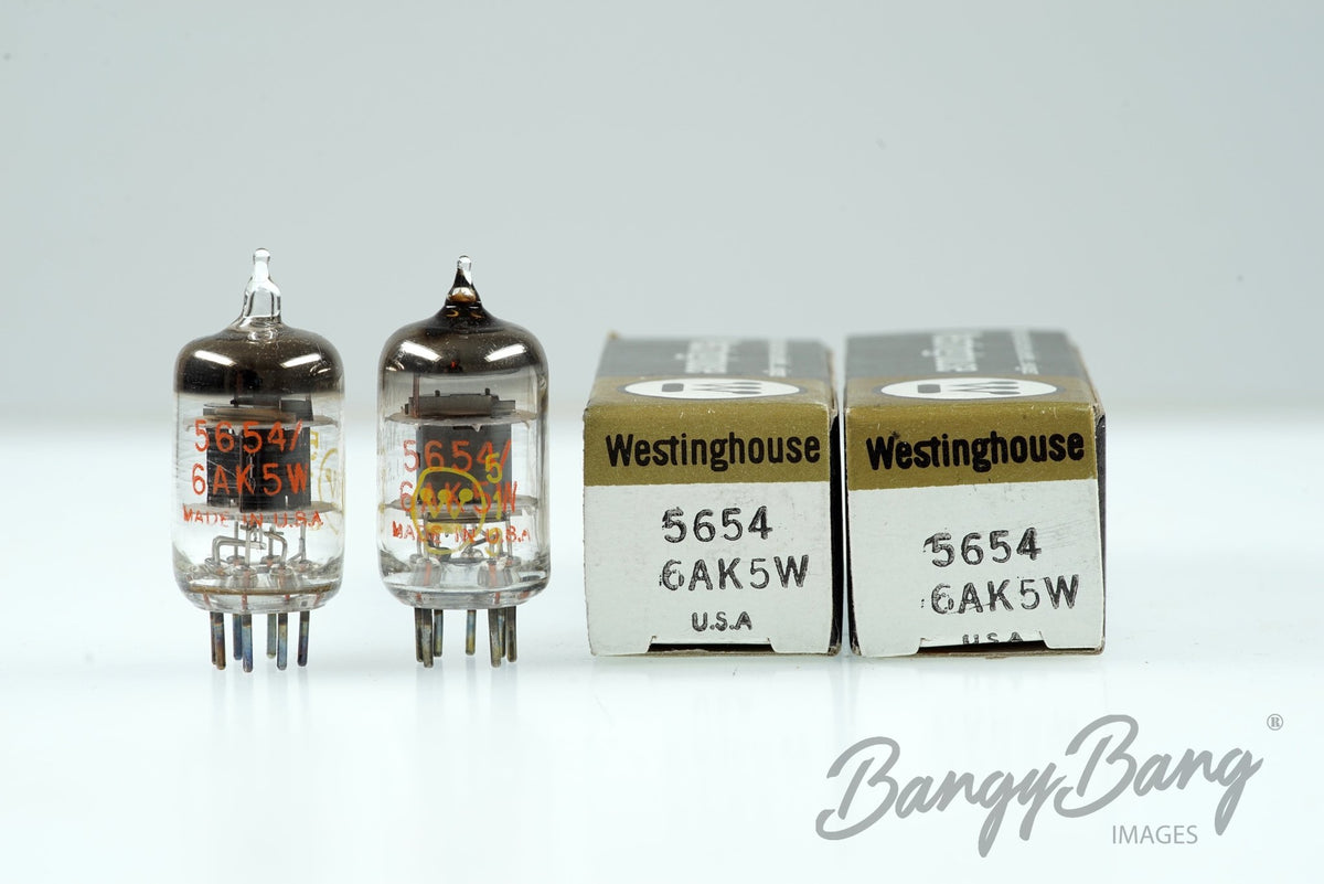 6AK5 / 6AK5W / 5654W / 5654 / 6J1 / EF95 Westinghouse Audio Vacuum Tube Valve