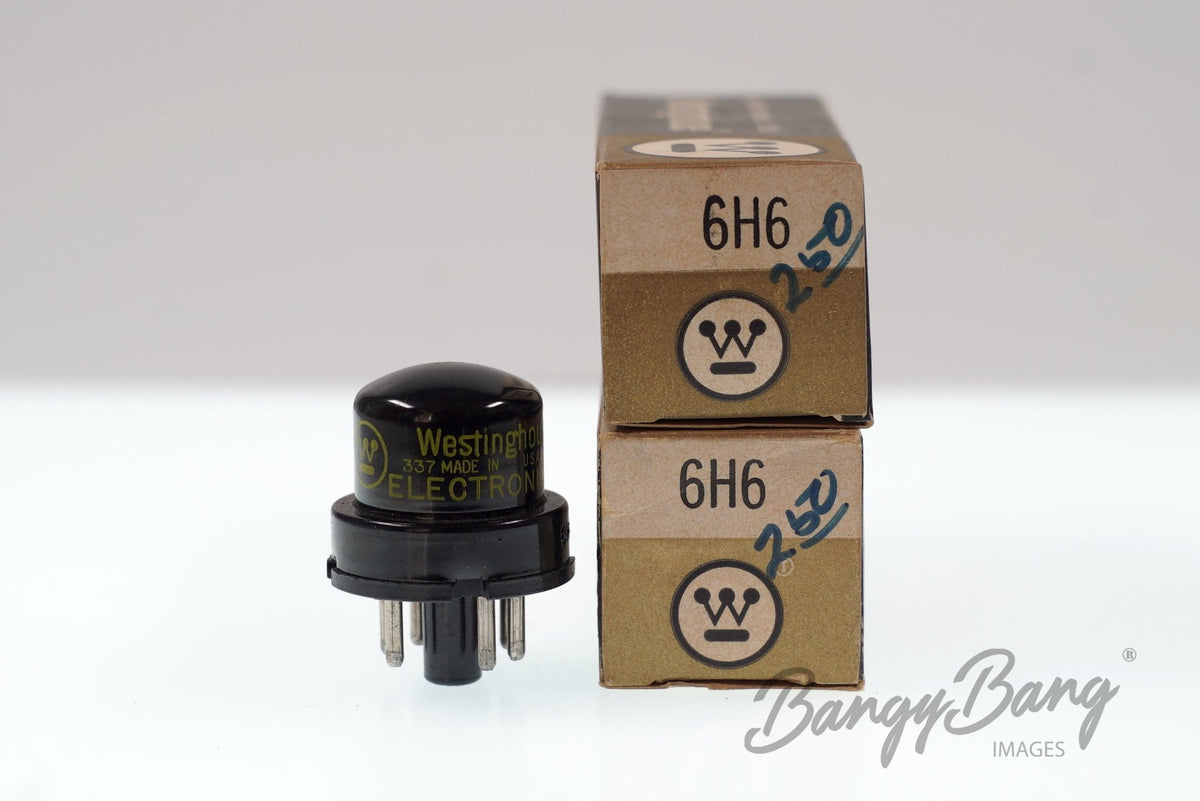 6H6 Westinghouse Audio Vacuum Tube Valve