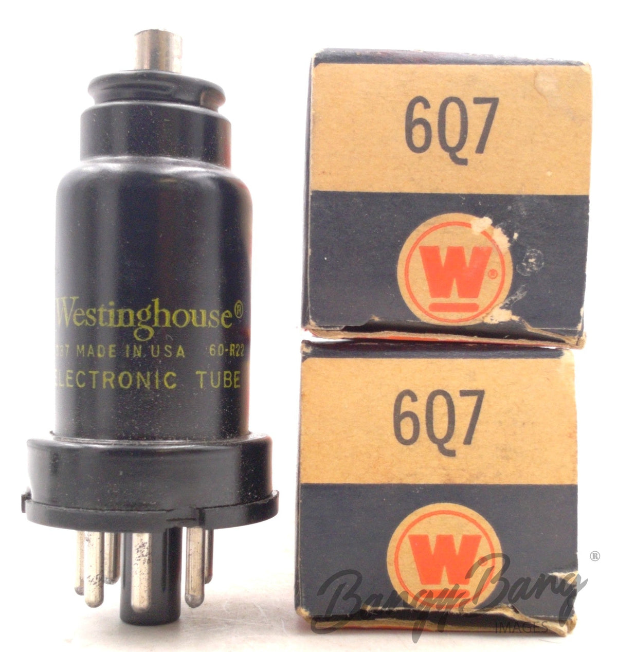 6Q7 Westinghouse Audio Vacuum Tube Valve