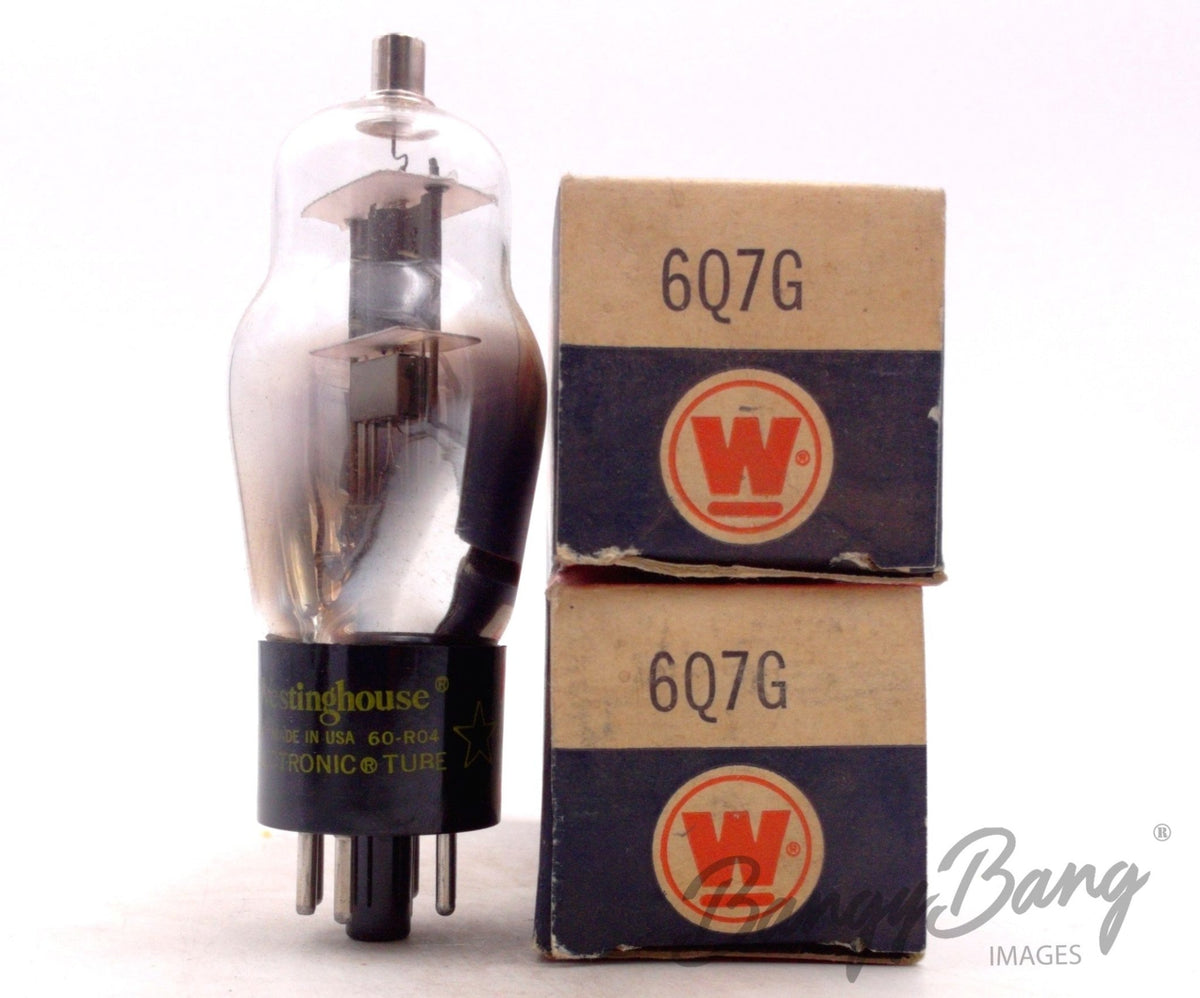 6Q7G Westinghouse Audio Vacuum Tube Valve