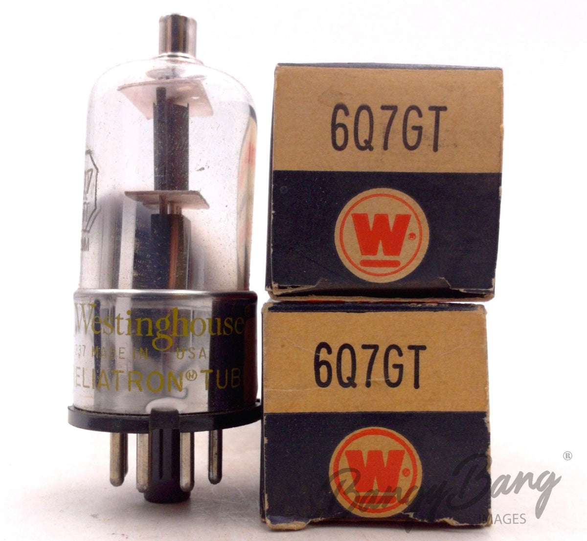 6Q7GT Westinghouse Audio Vacuum Tube Valve