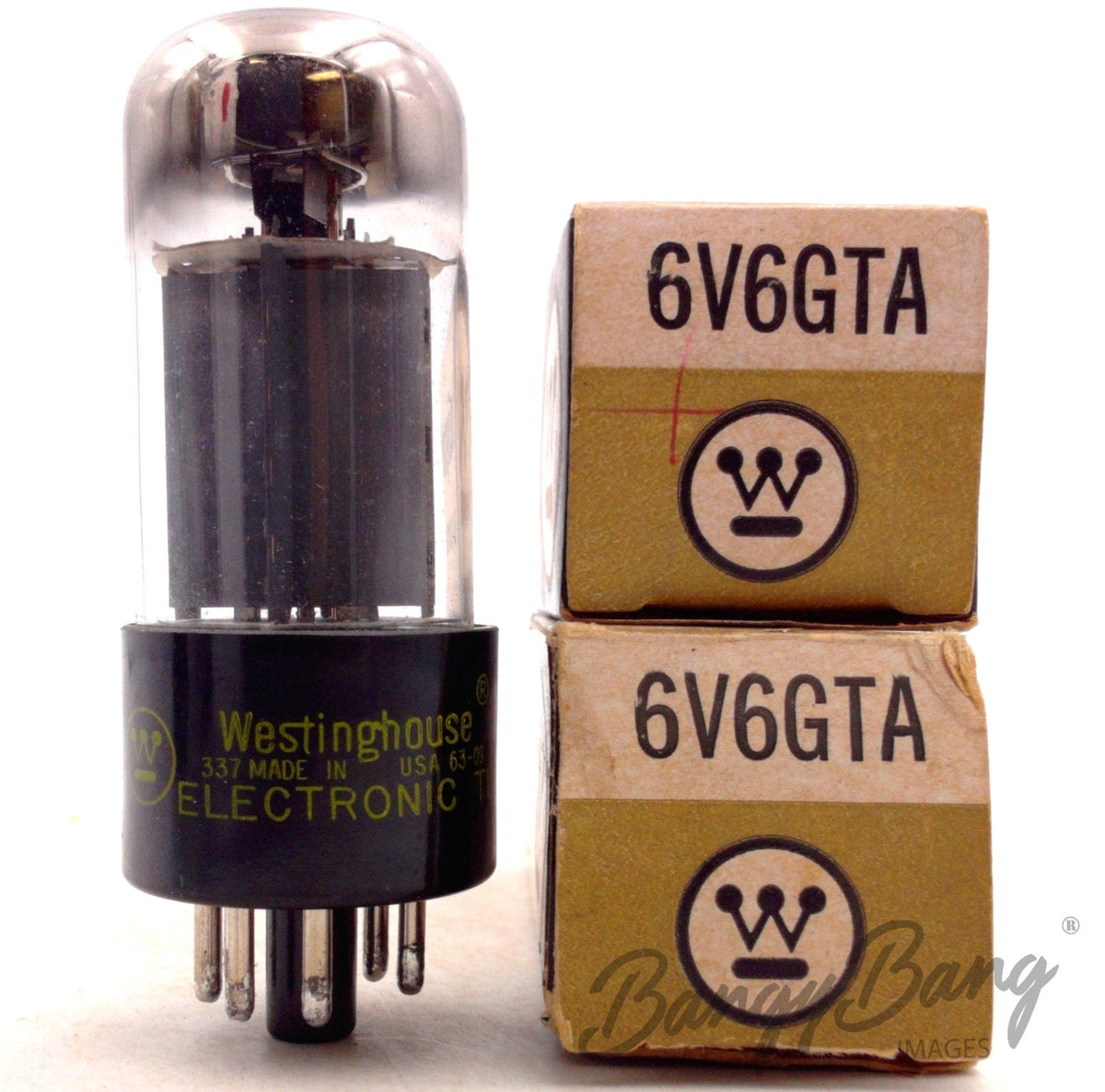 6V6GTA Westinghouse Audio Vacuum Tube Valve