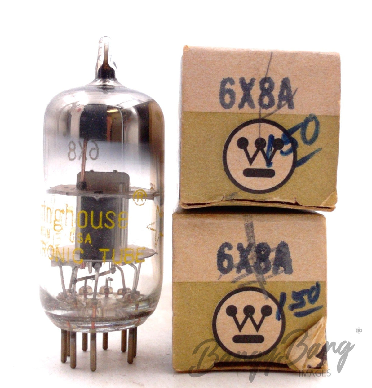 6X8A Westinghouse Audio Vacuum Tube Valve
