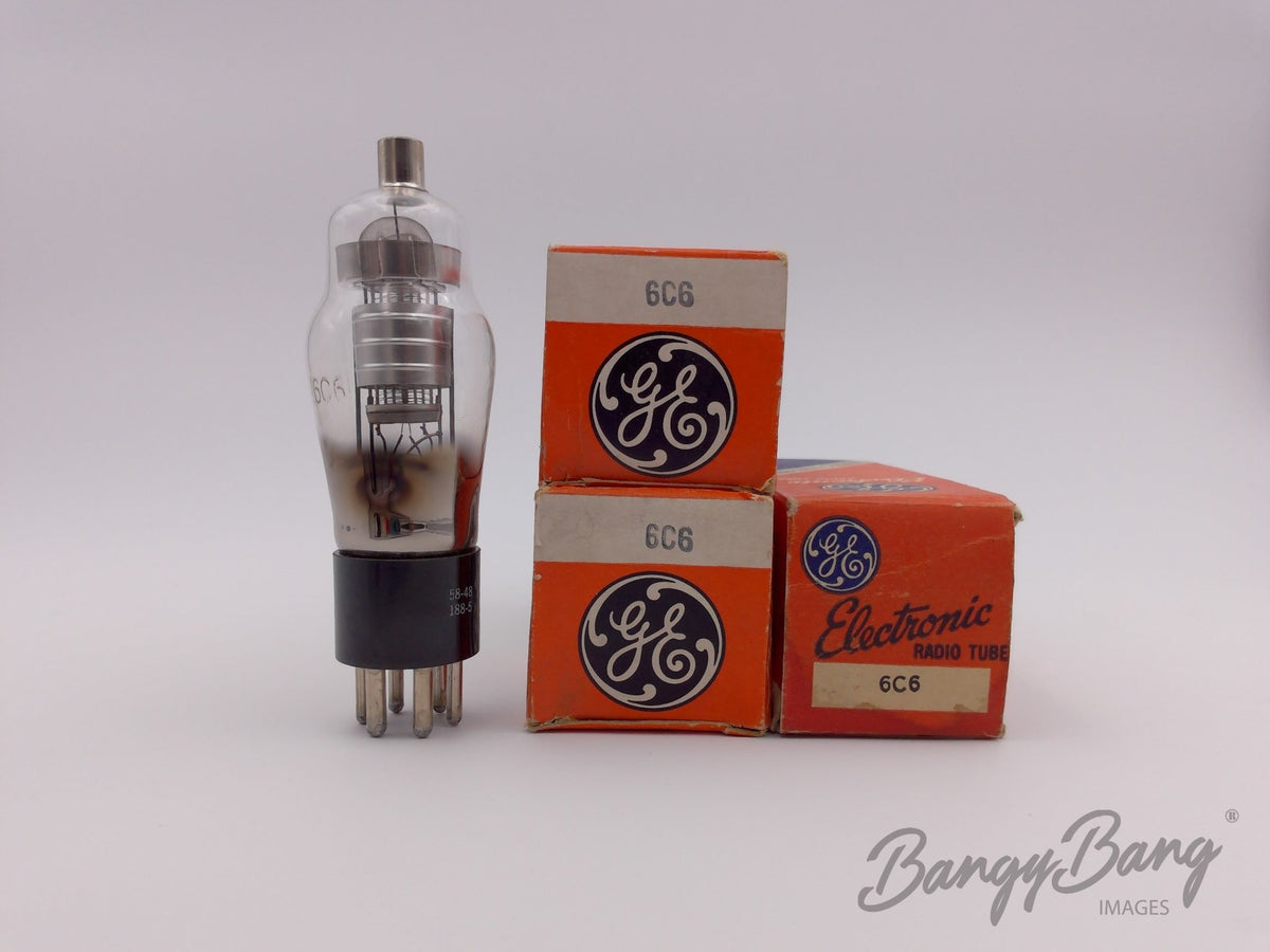 6C6 General Electric Audio Vacuum Tube Valve