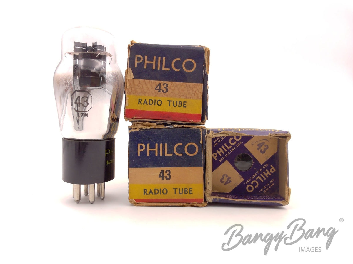 43 Philco Audio Vacuum Tube Valve