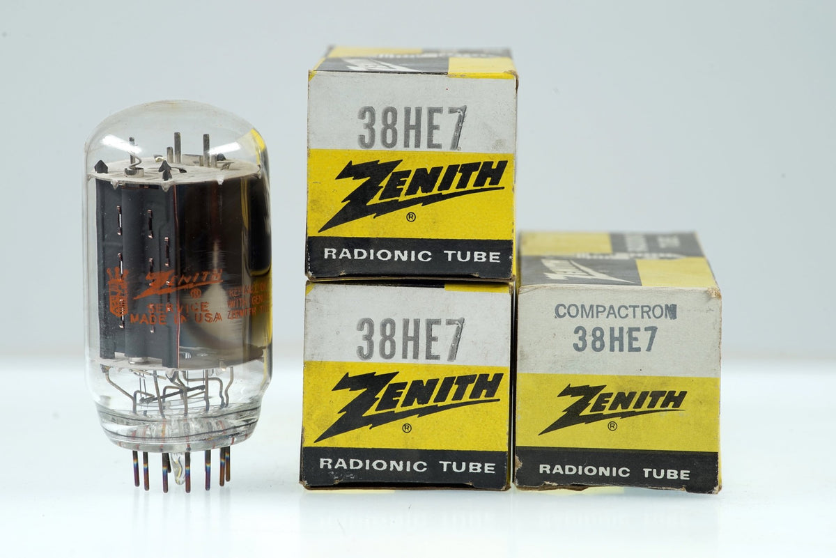 38HE7 ZENITH Audio Vacuum Tube Valve