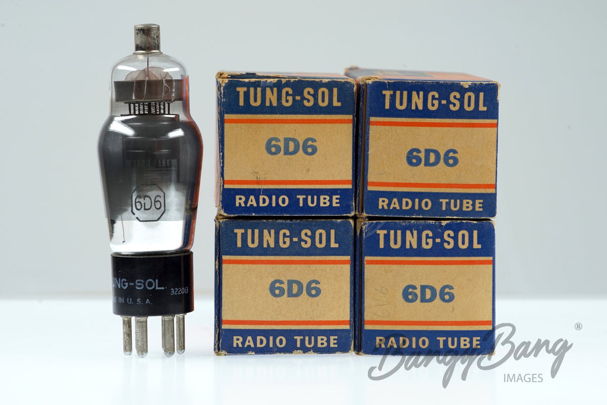 6D6 Tung-Sol Audio Vacuum Tube Valve