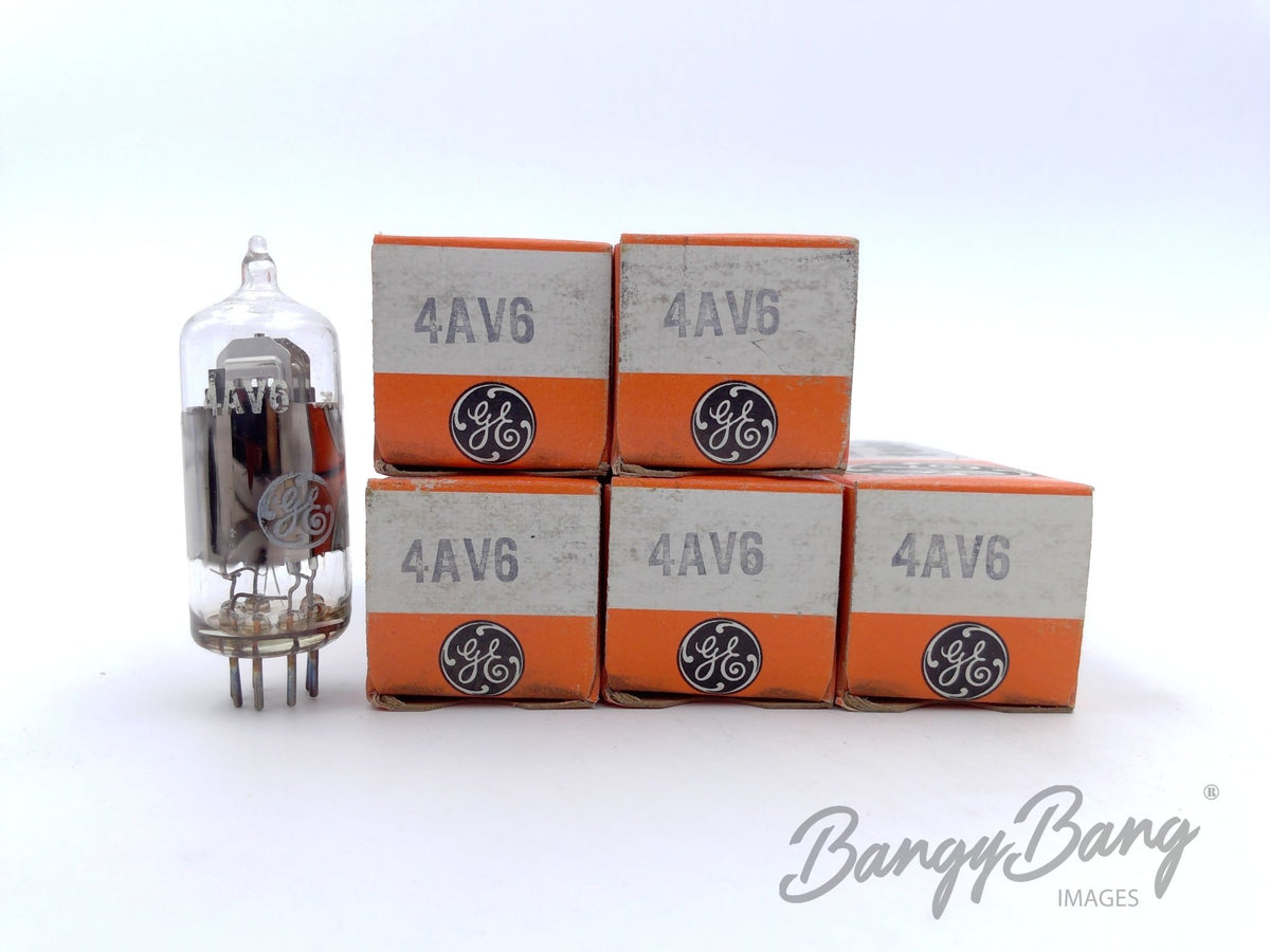 4AV6 General Electric Audio Vacuum Tube Valve