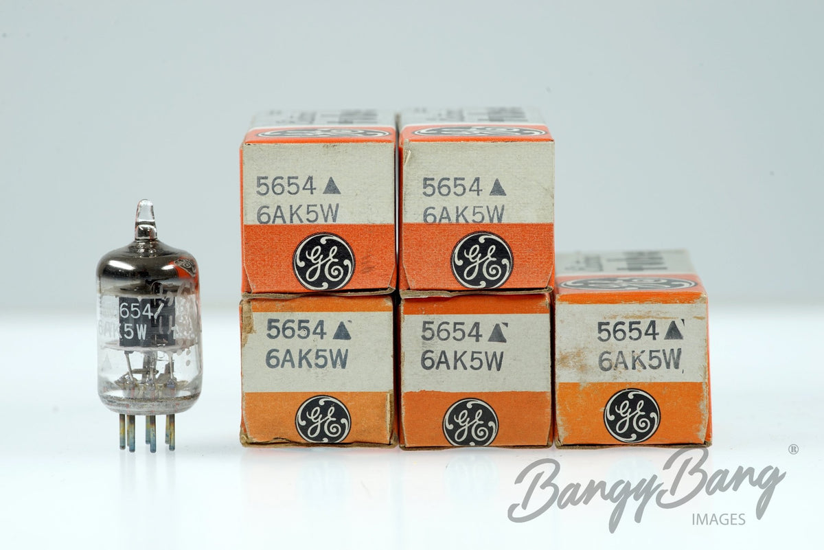 6AK5 / 6AK5W / 5654W / 5654 / 6J1 / EF95 General Electric Audio Vacuum Tube Valve