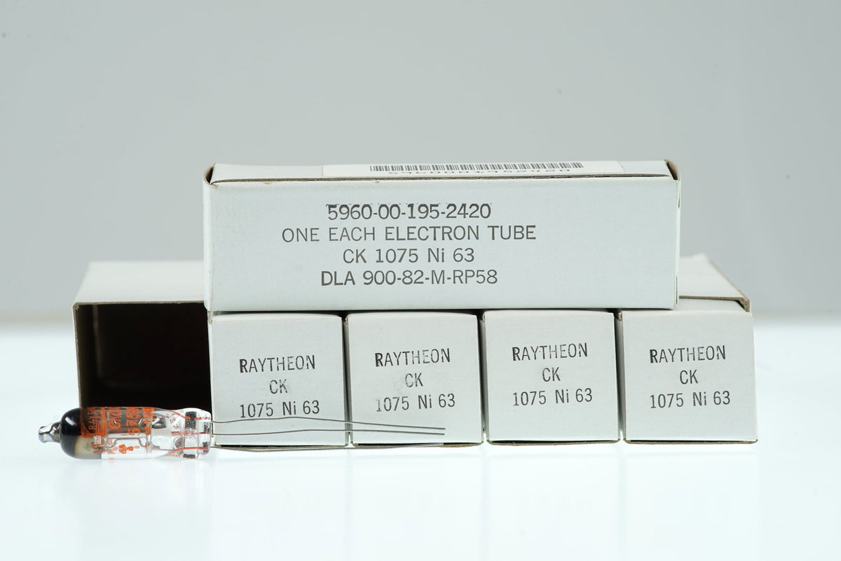 CK 1075 Ni 63 Raytheon Audio Vacuum Tube Valve