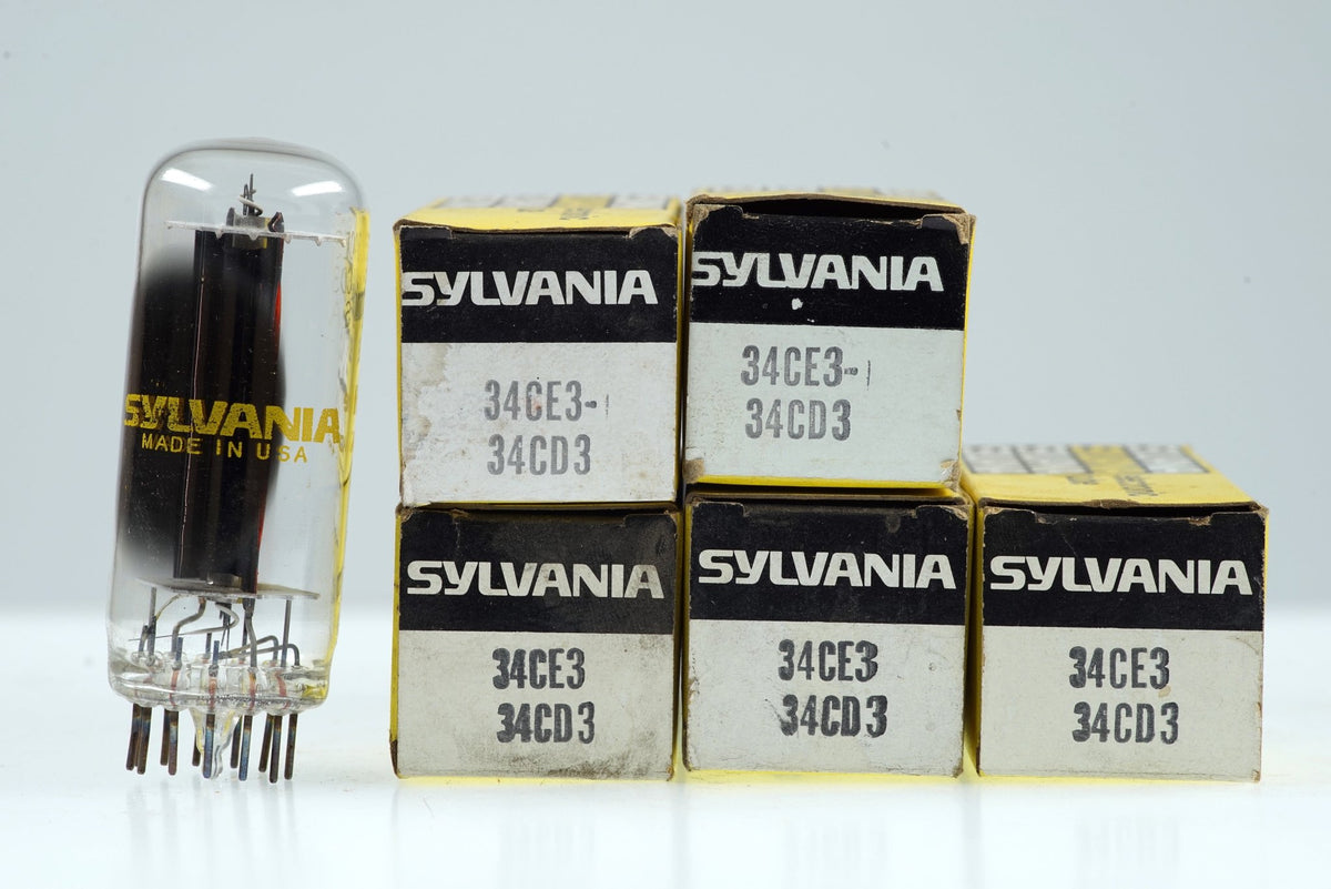 34CE3 SYLVANIA Audio Vacuum Tube Valve