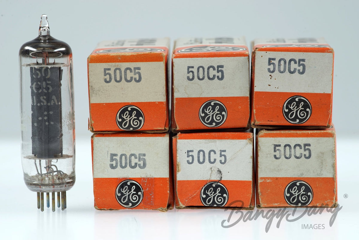 50C5 General Electric Audio Vacuum Tube Valve