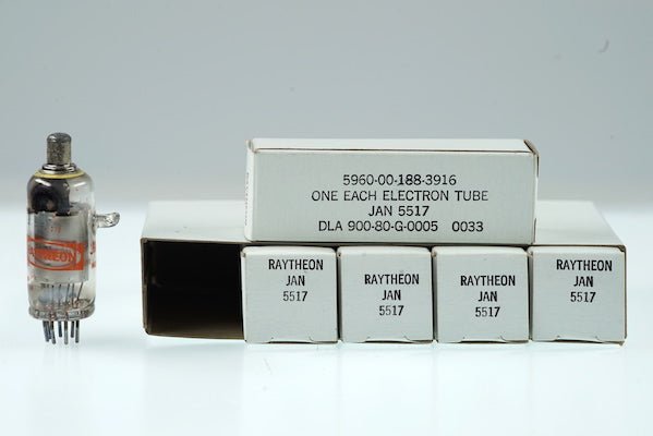 5517 Raytheon Audio Vacuum Tube Valve