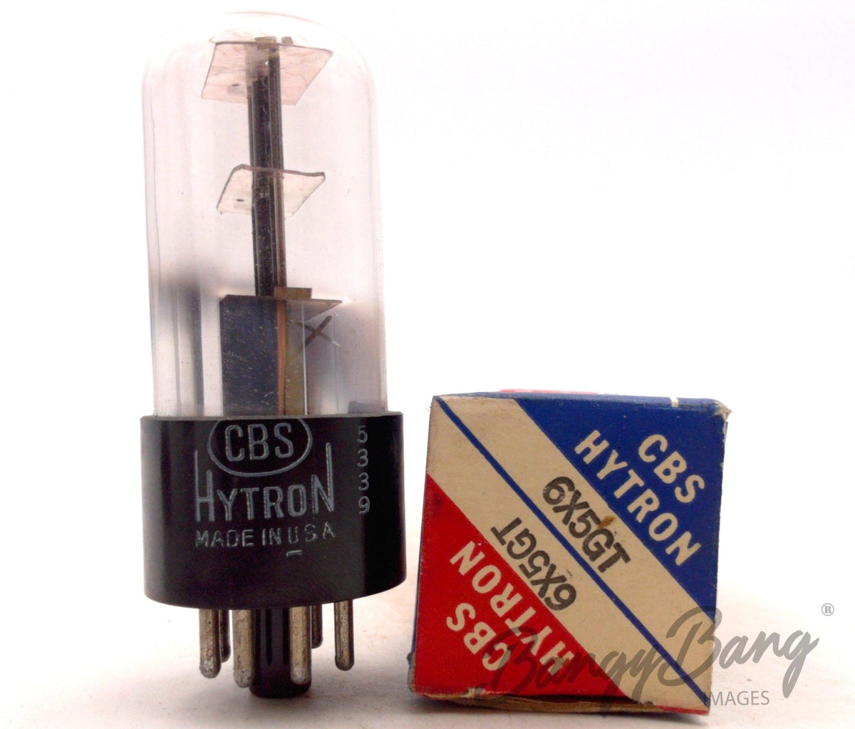 6X5GT CBS Hytron Audio Vacuum Tube Valve