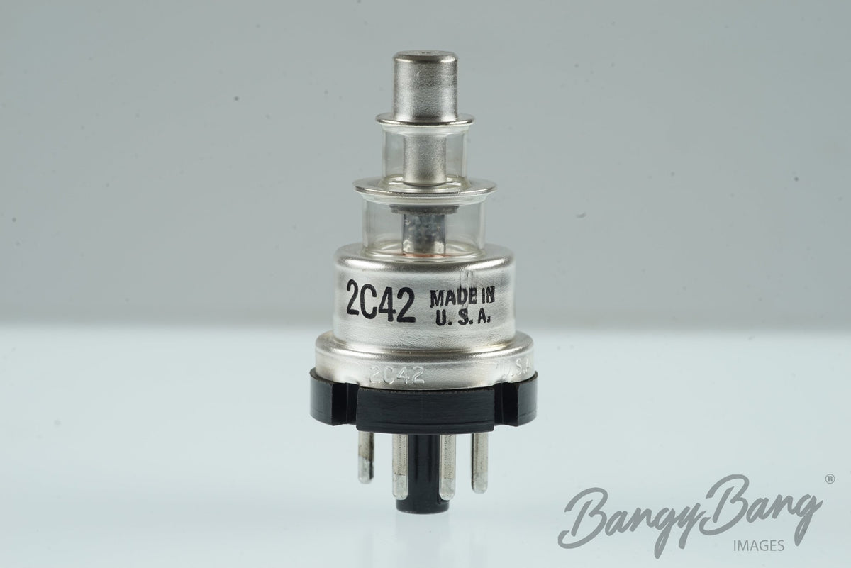 2C42 / CV2932 General Electric Audio Vacuum Tube Valve