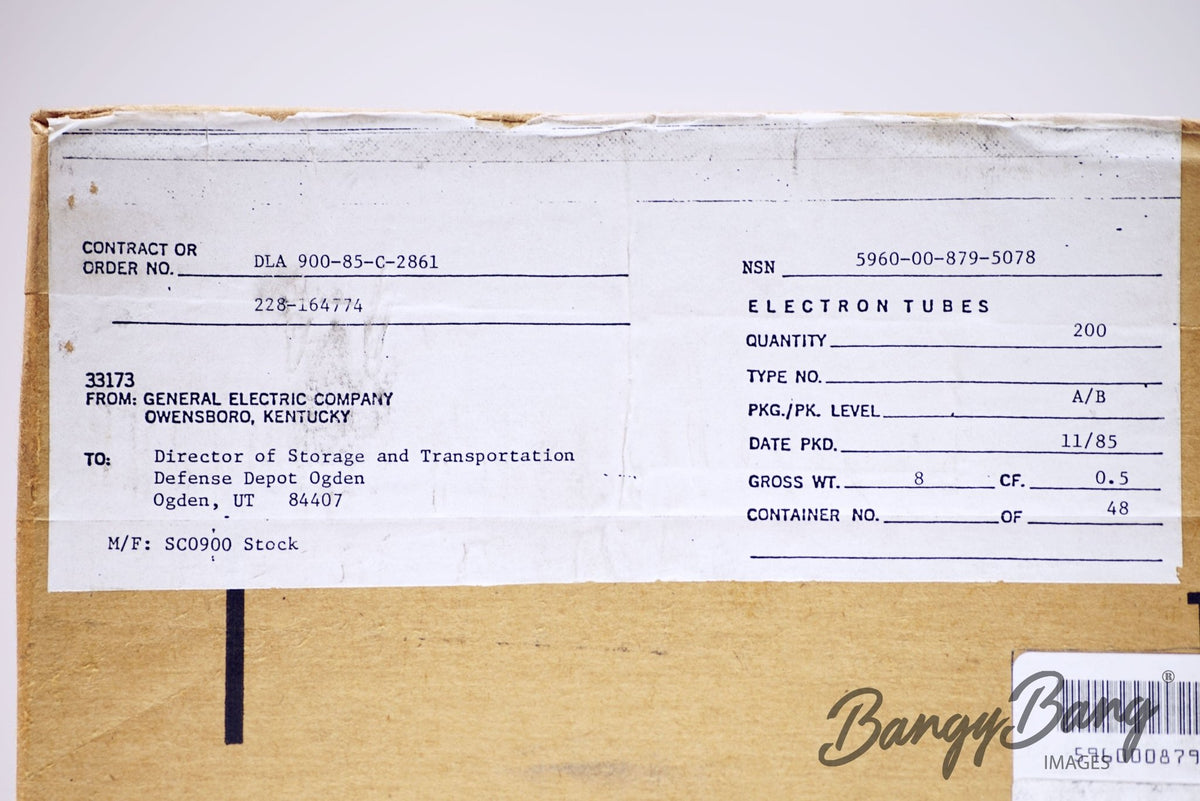 5726 General Electric Audio Vacuum Tube Valve