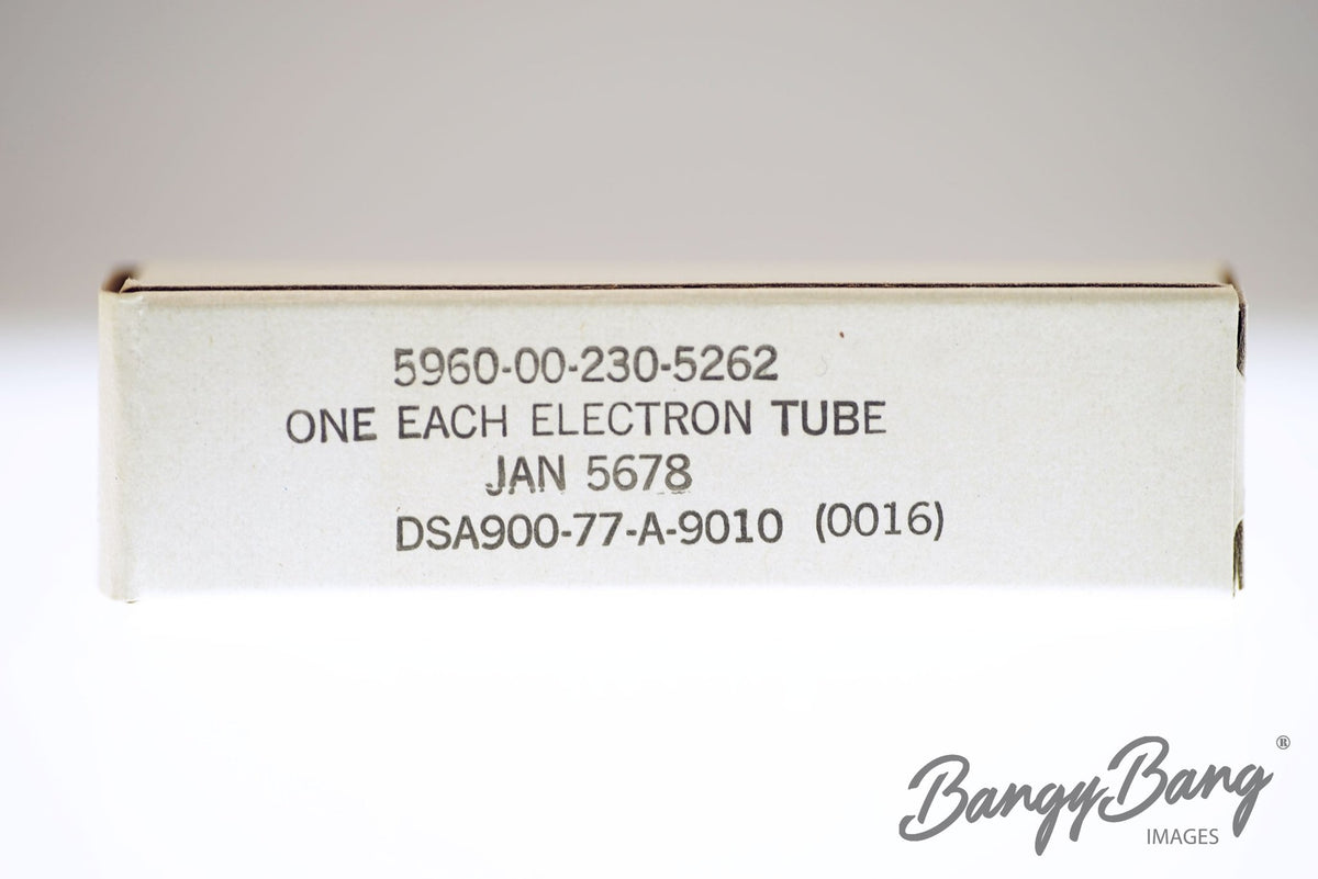 5678 Raytheon Audio Vacuum Tube Valve