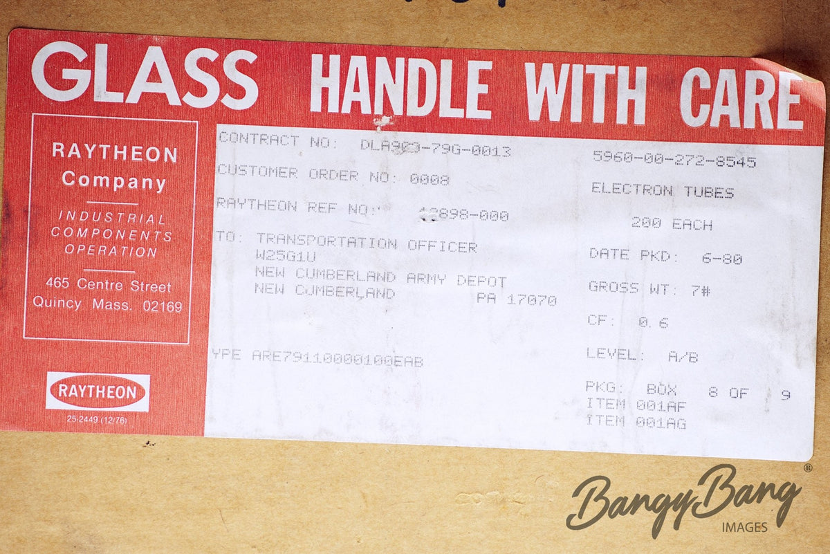 5787WA Raytheon Audio Vacuum Tube Valve