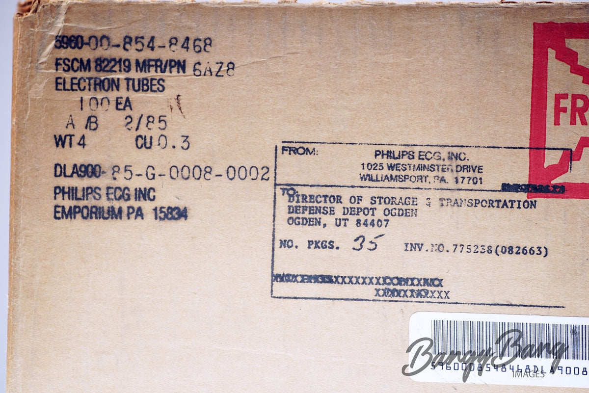 6AZ8 Philips Audio Vacuum Tube Valve