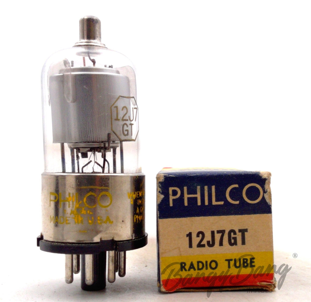 12J7GT Philco Audio Vacuum Tube Valve