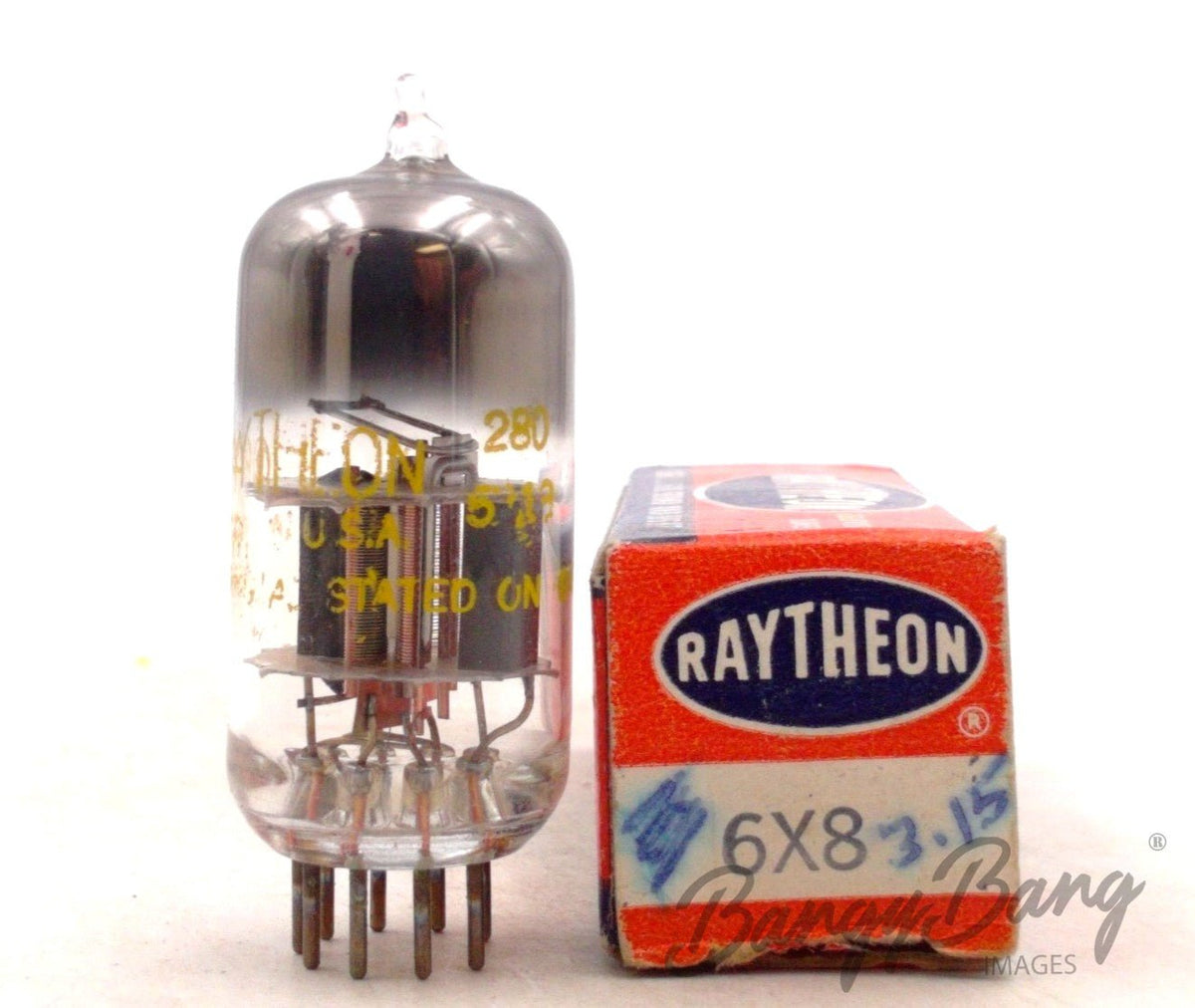 6X8 Raytheon Audio Vacuum Tube Valve